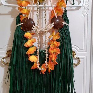 2 Authentic (direct from Hawaii!) Hula girl costume for little girls!